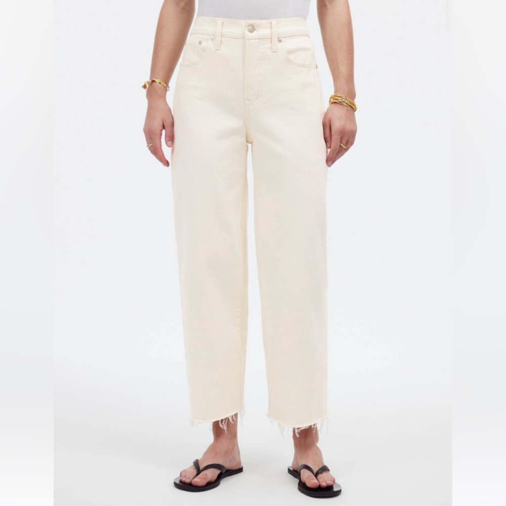 Madewell | The Petite Perfect Vintage Wide Leg Crop Jean Vintage Canvas Size 30P